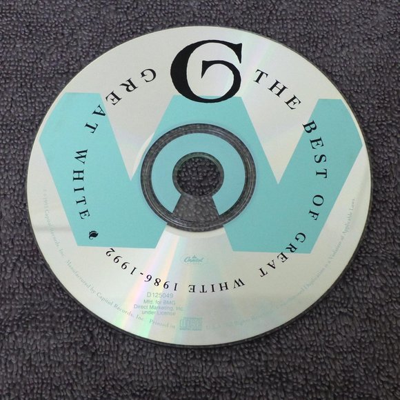 Great White The Best of 1986-1992 CD 1993 Capital Club Print BMG Direct D 125049 - Picture 8 of 12